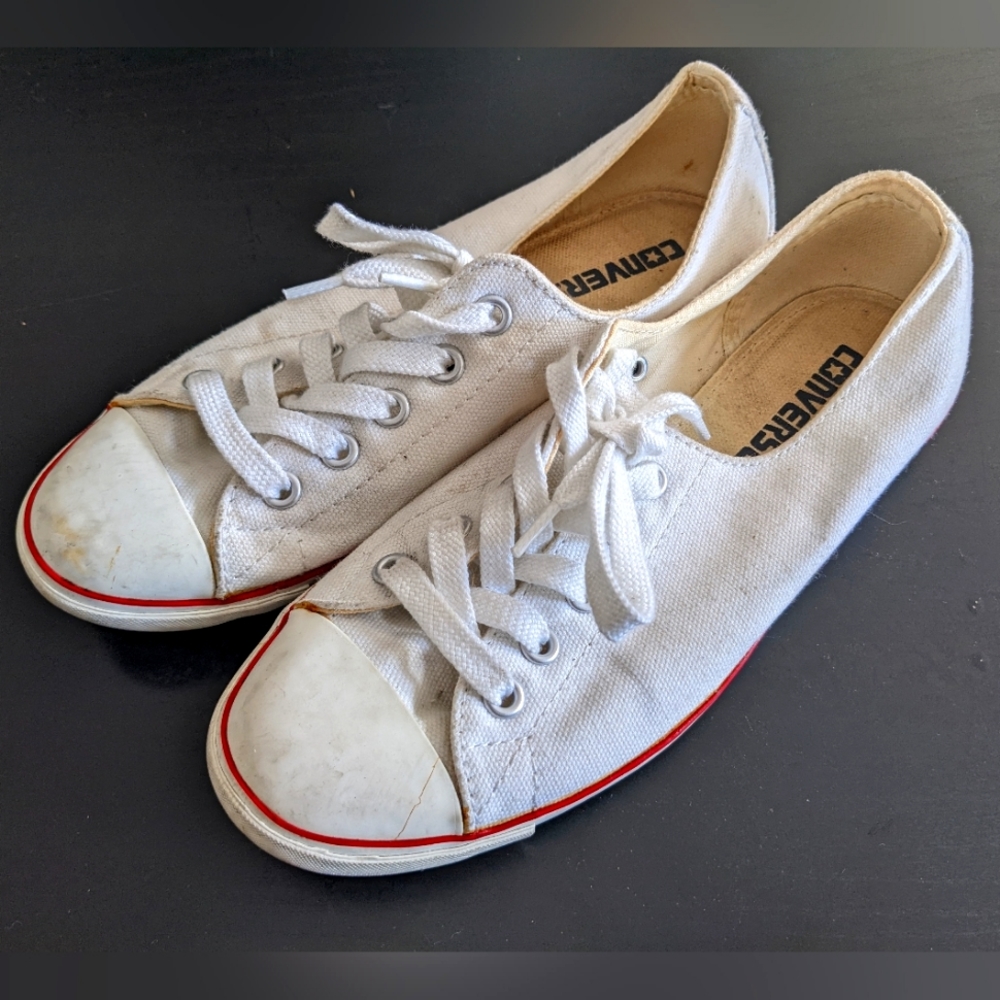 White Converse Light OX size 5.5